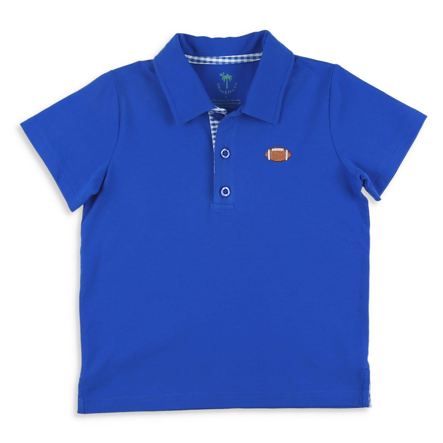 Boys Gameday Polo - Royal Blue