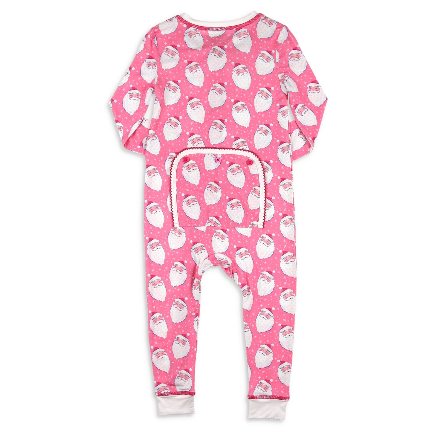 Girls Bamboo Onesie - Santa