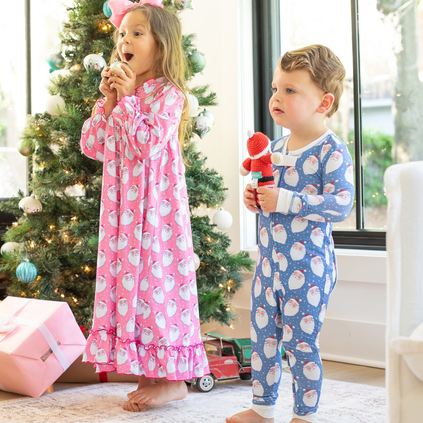 Girls Gown - Santa