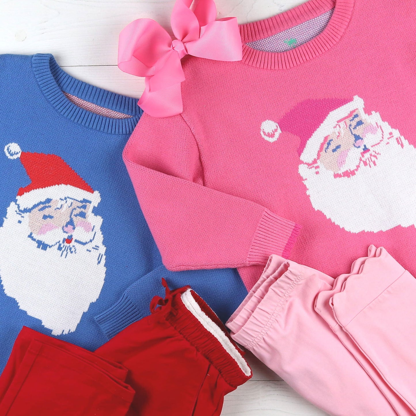 Sweater - Jolly Blue Santa