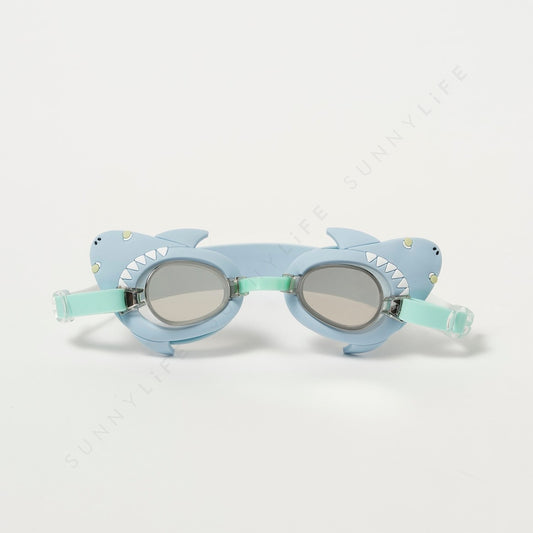 Blue Shark Swim Goggles