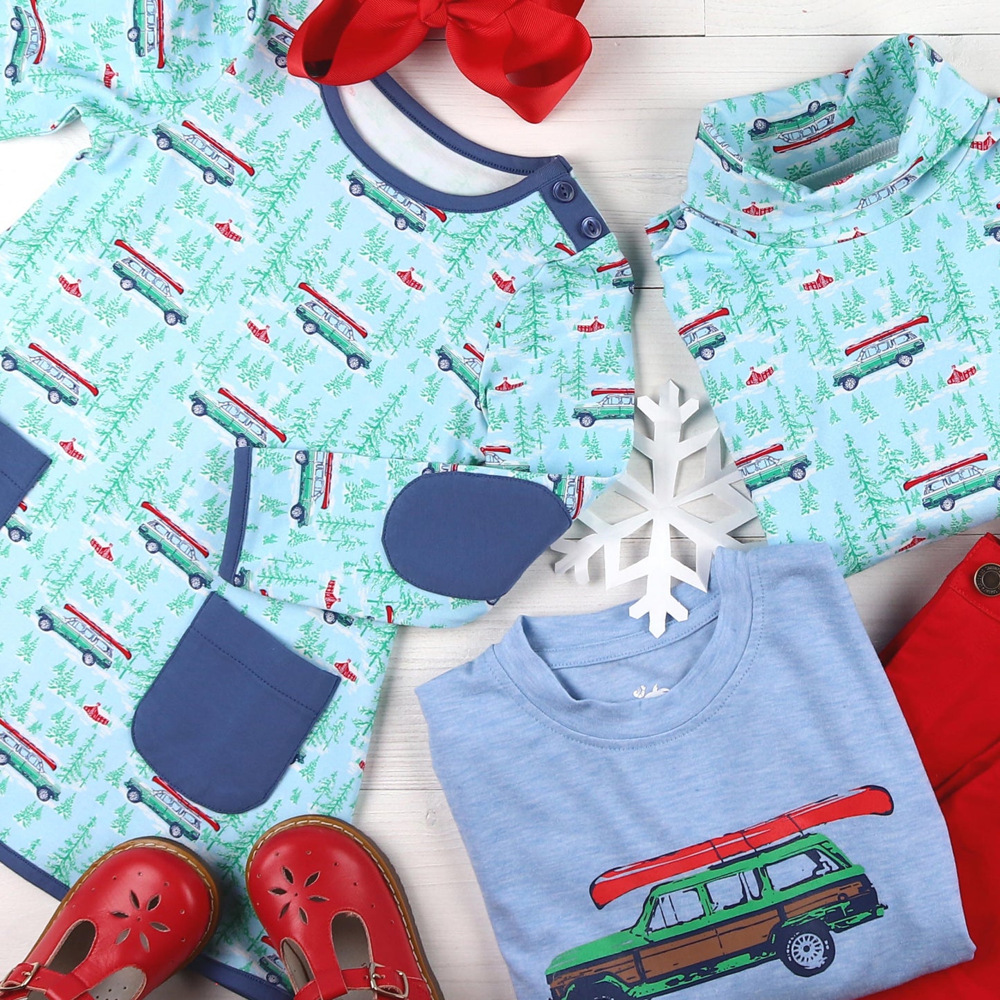 Kids Unisex Turtleneck - Snow Day