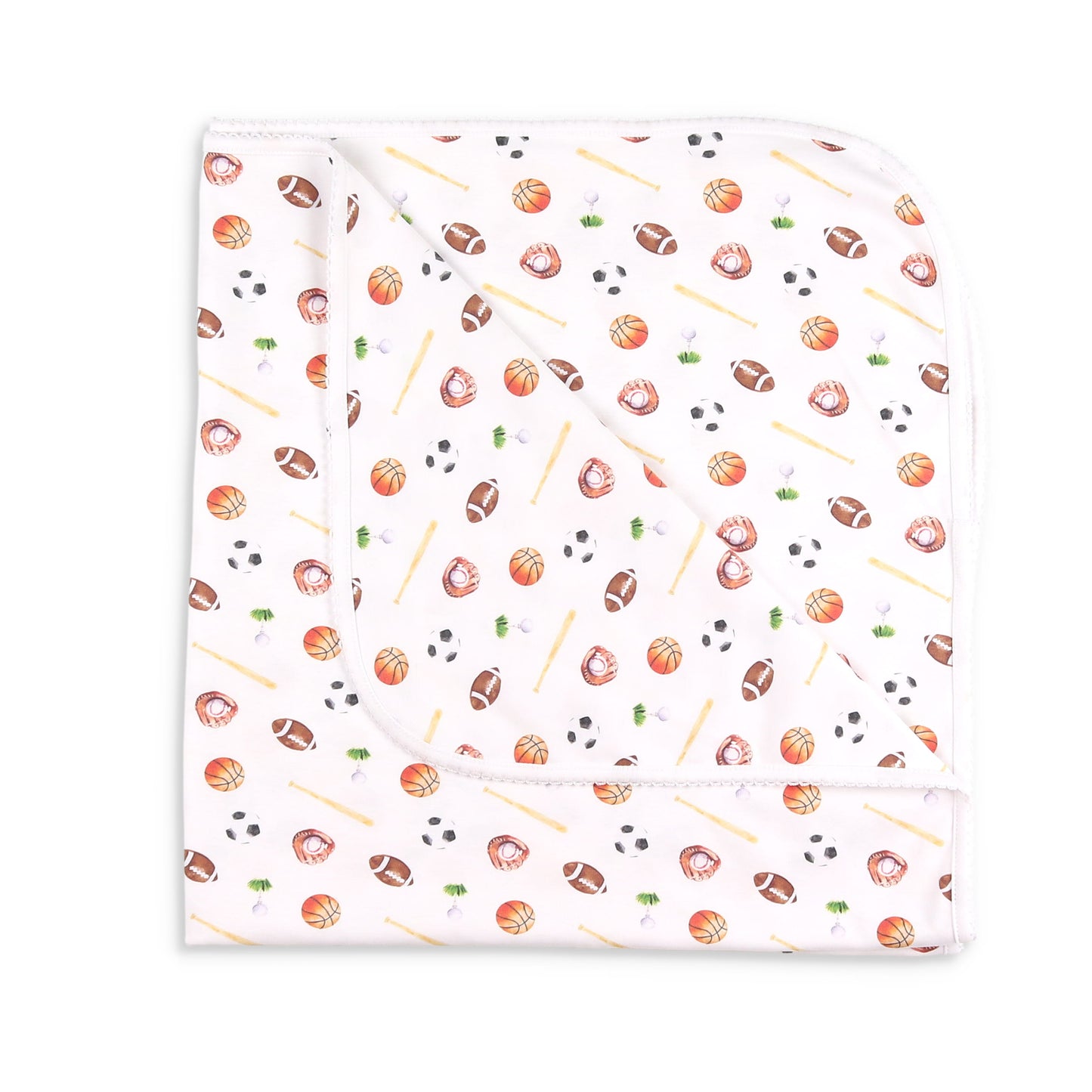 Sports Pima Baby Blanket