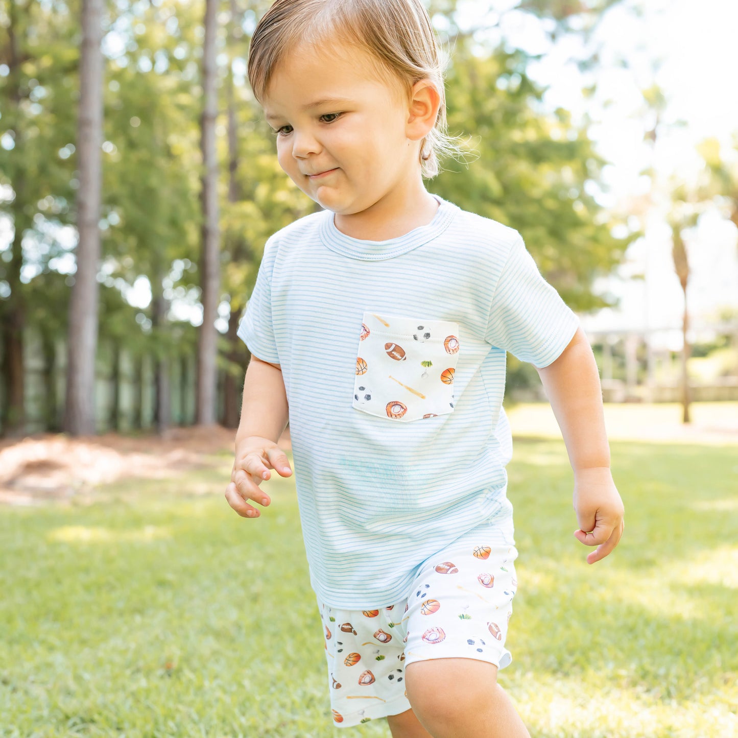 Sports Pima T Shirt Set