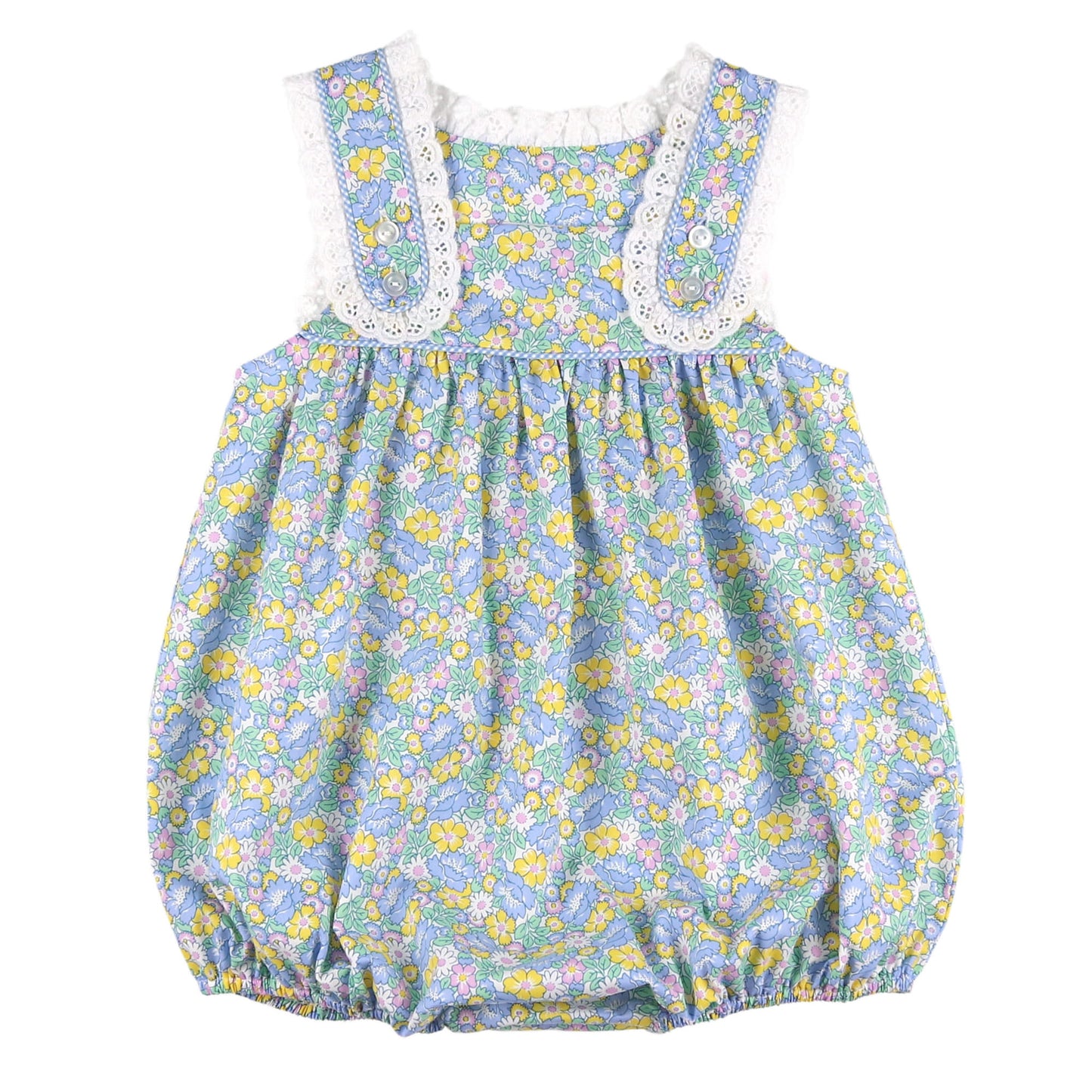 Girls Eyelet Bubble - Spring Blooms