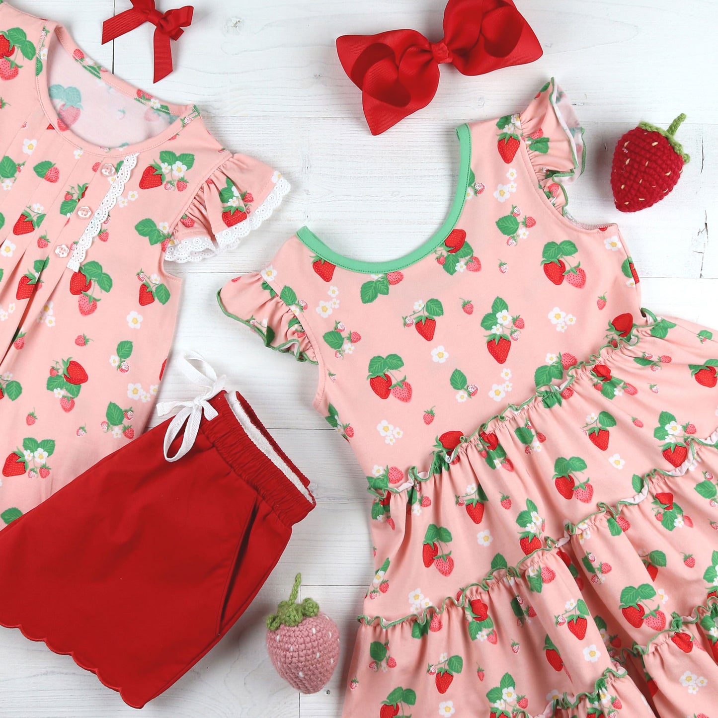Strawberry Shortcake Twirl Dress
