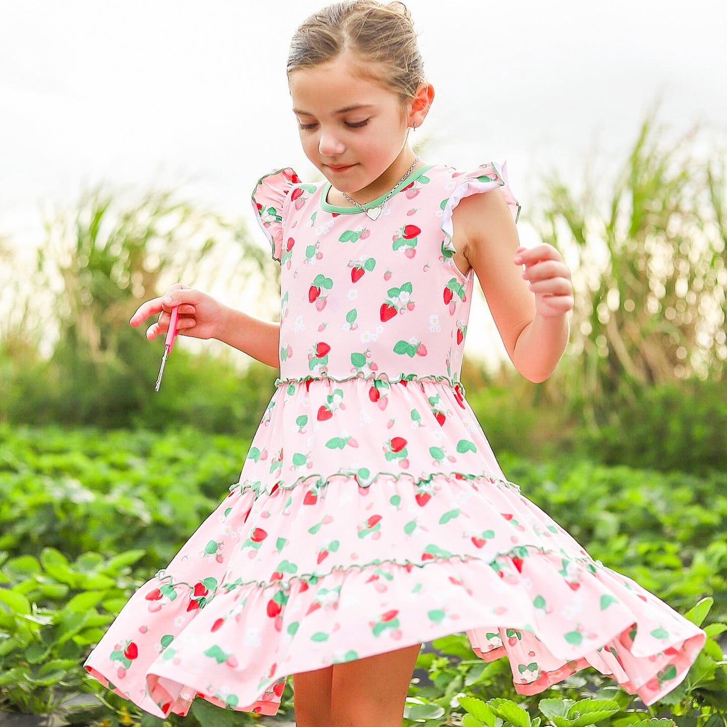 Strawberry Shortcake Twirl Dress