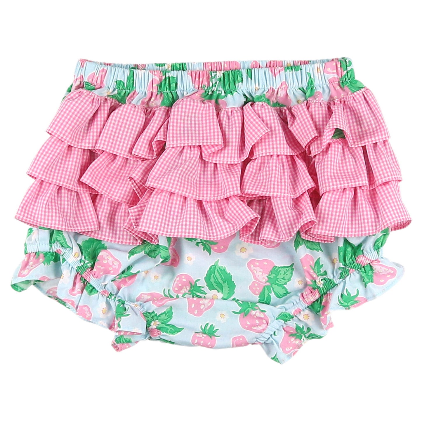 Girls Smocked Set - Strawberry Sweetness