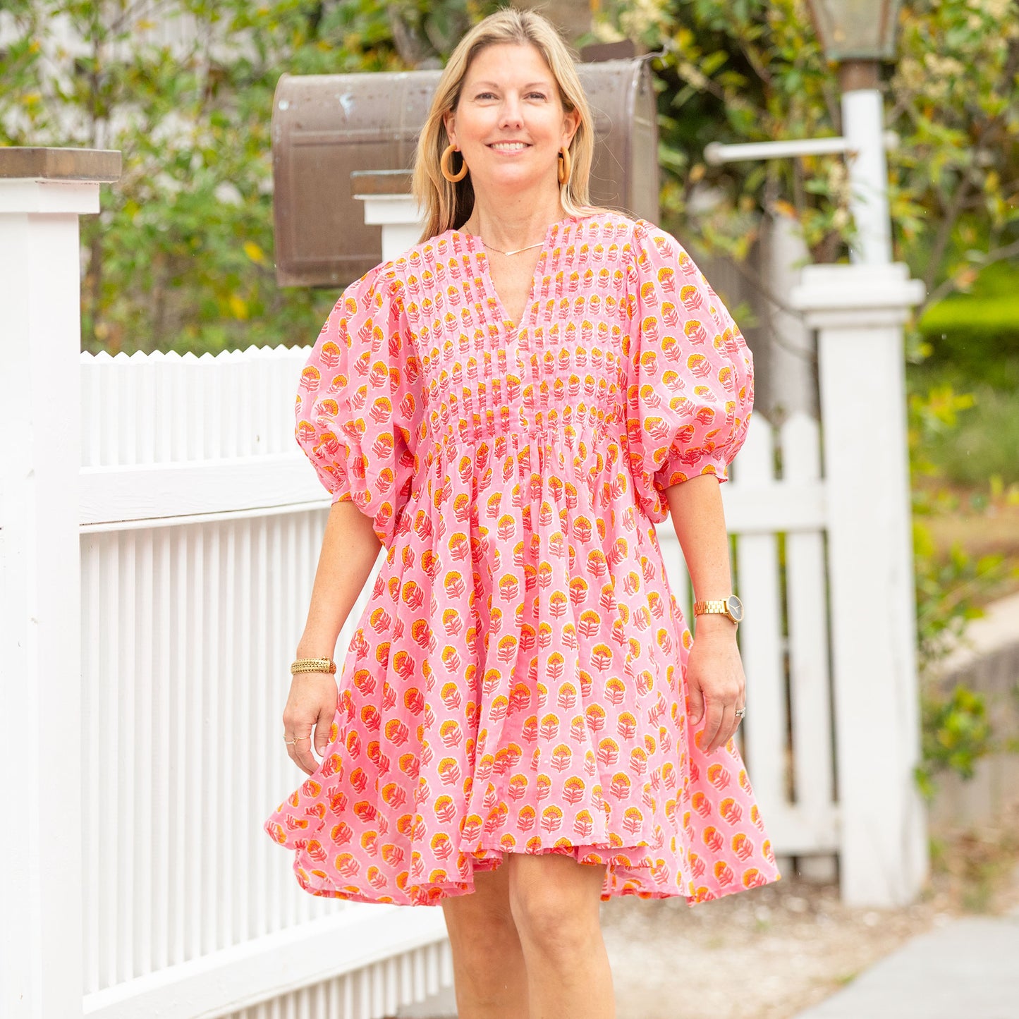 Womens Margot Dress - Sunset