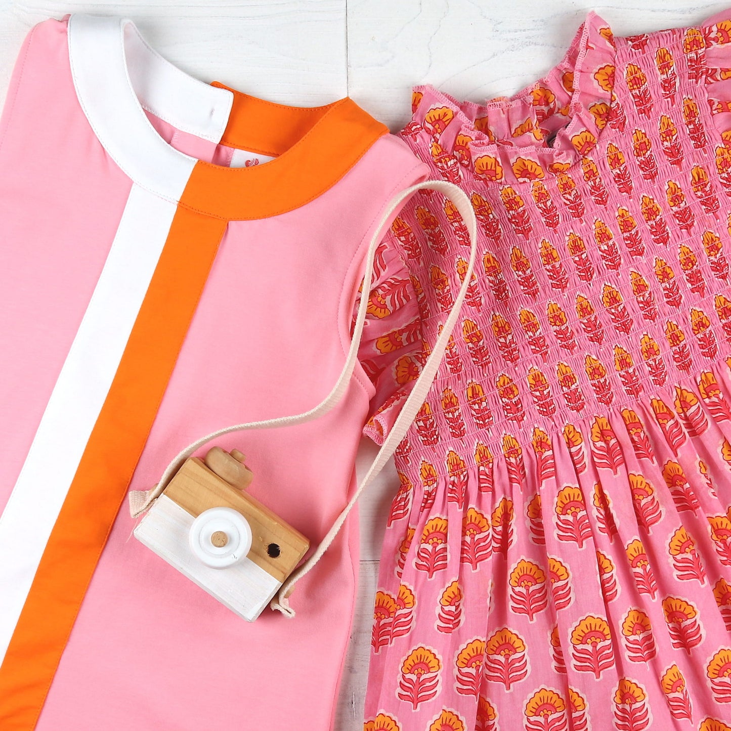Girls Eleanor Dress- Sunset
