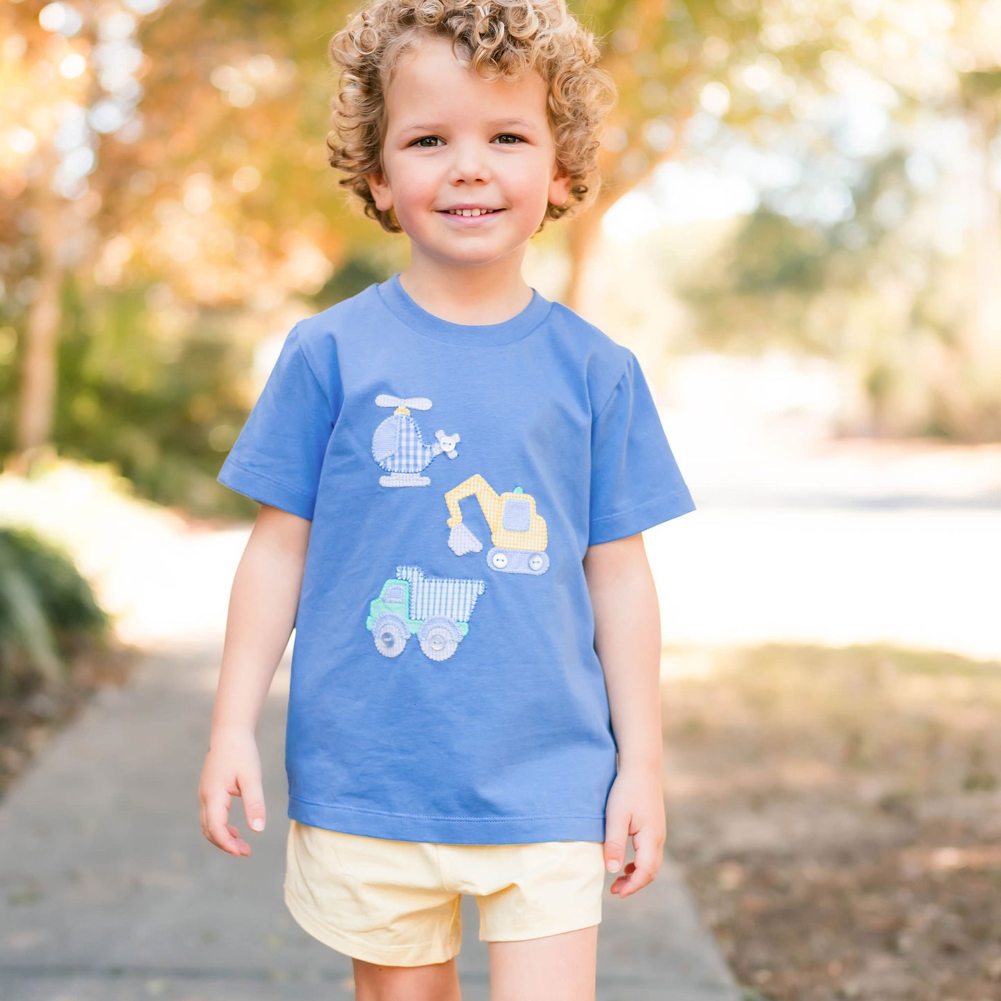 Boys Applique T Shirt - Things That Go