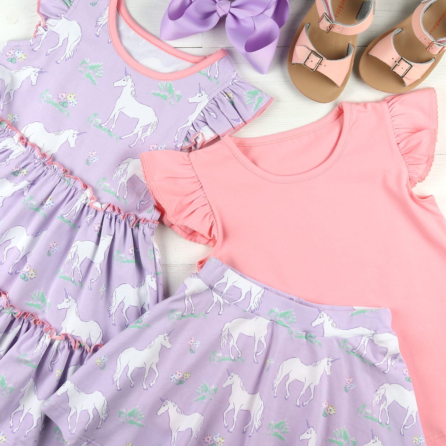 Girls Top - Pawleys Island Pink (SAMPLE)