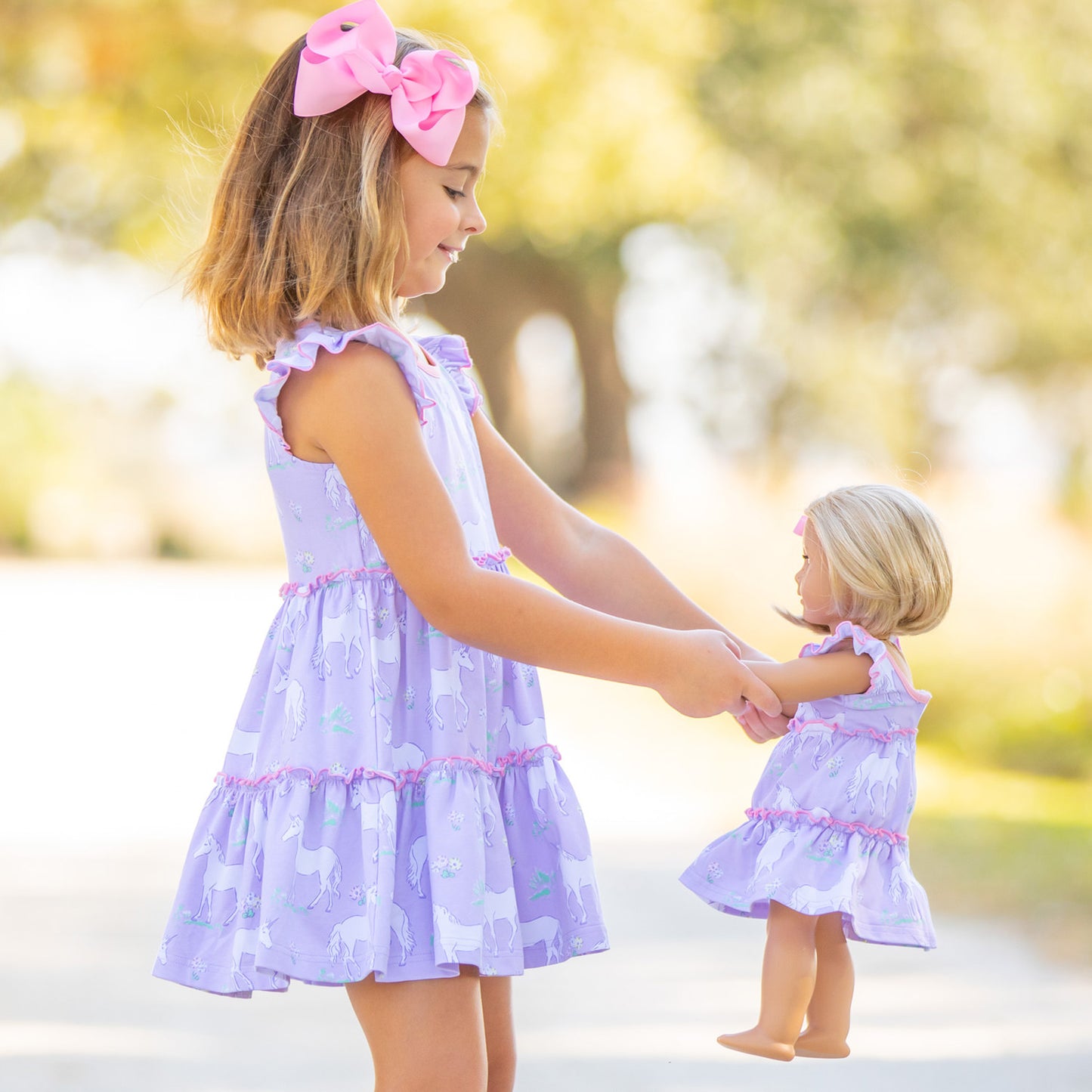 Girls Twirl Dress - Unicorn