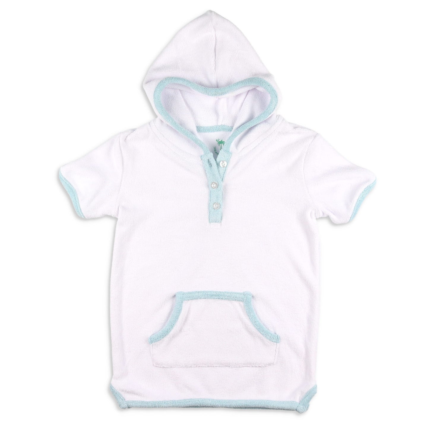 Unisex Cover Up - Waikiki White Terry