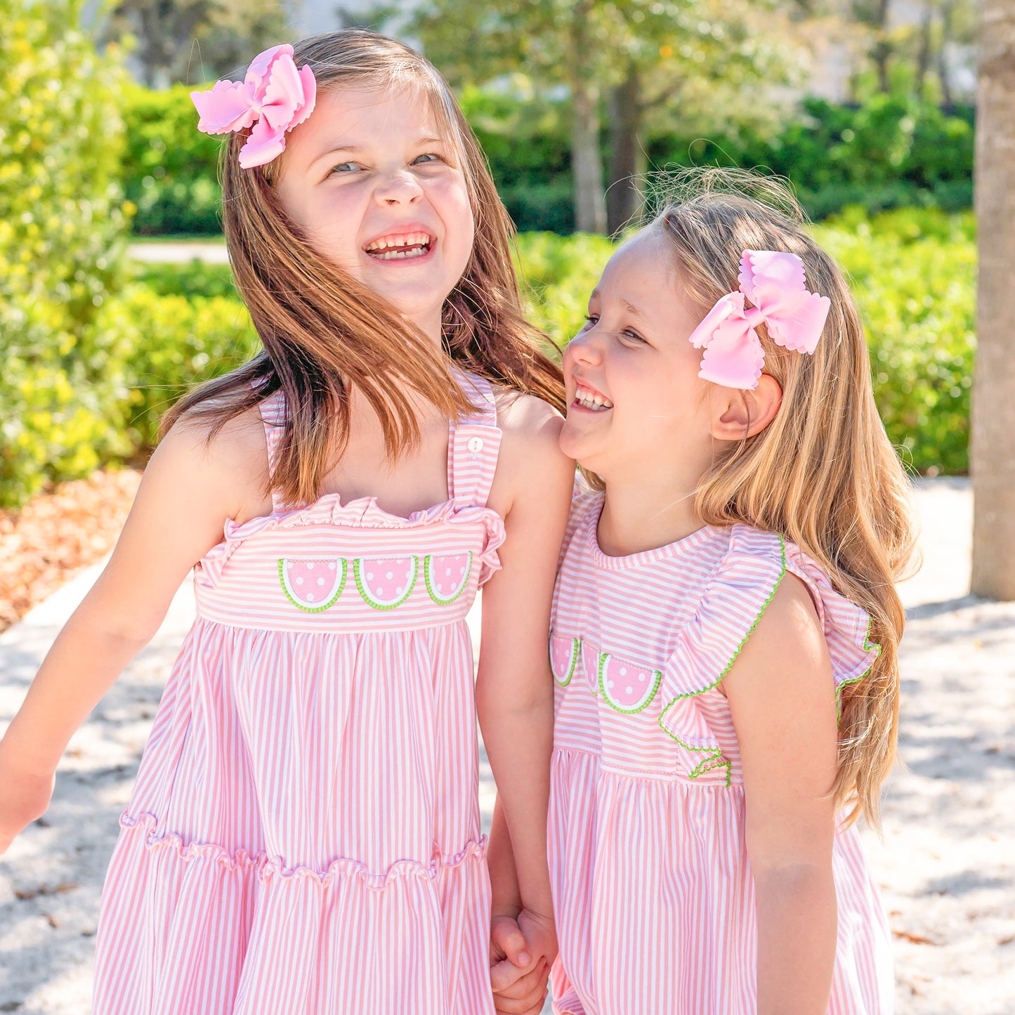 Girls Applique Bubble - Watermelons