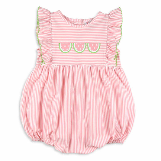Girls Applique Bubble - Watermelons