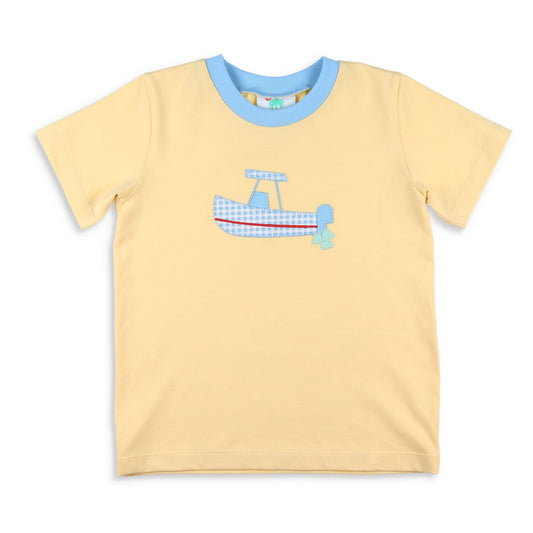 Boys Applique Shirt - Whale Watch