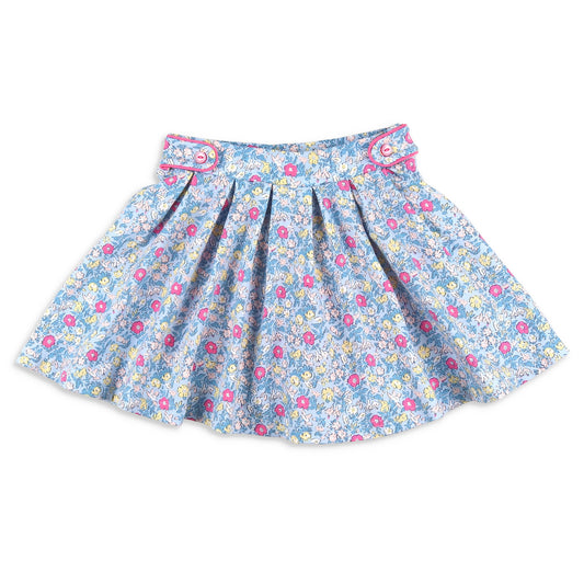 Girls Pleated Skort - Wildflower