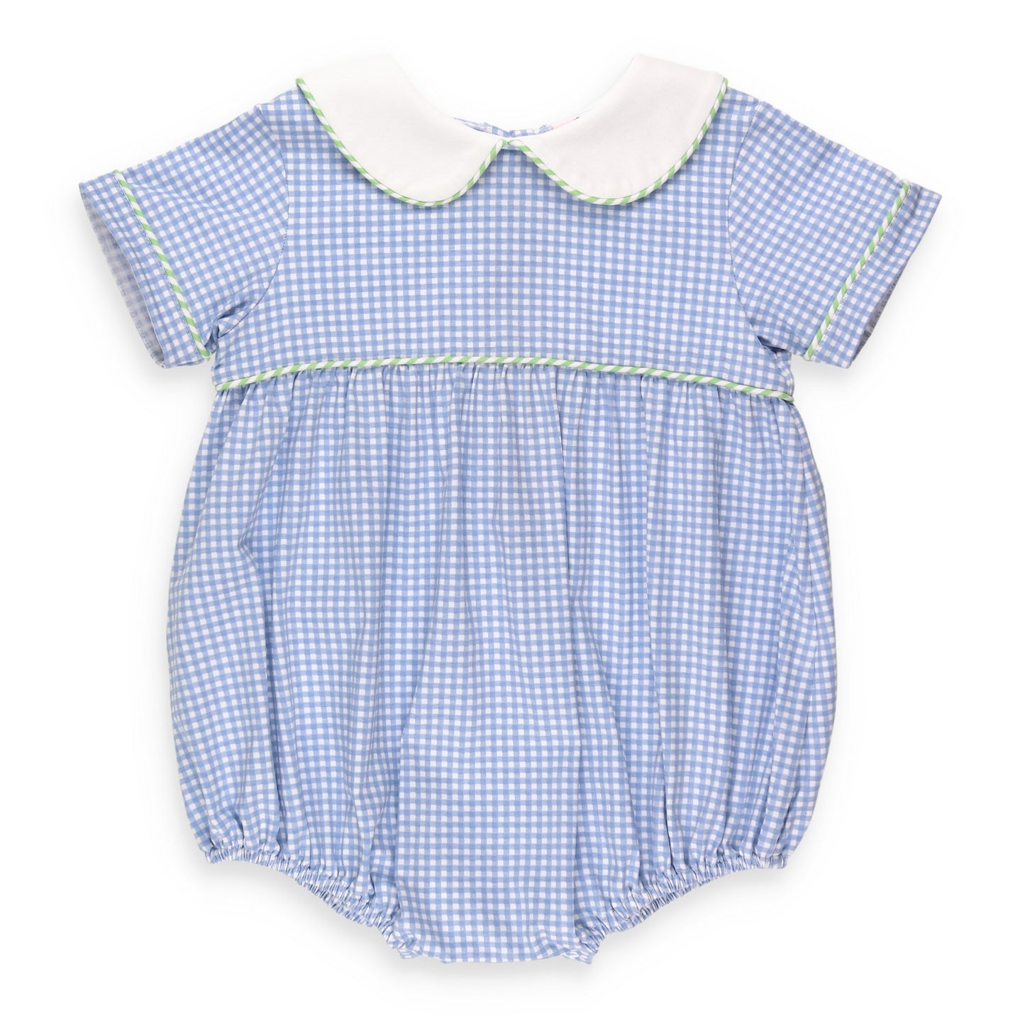 Blue Check Knit Bubble