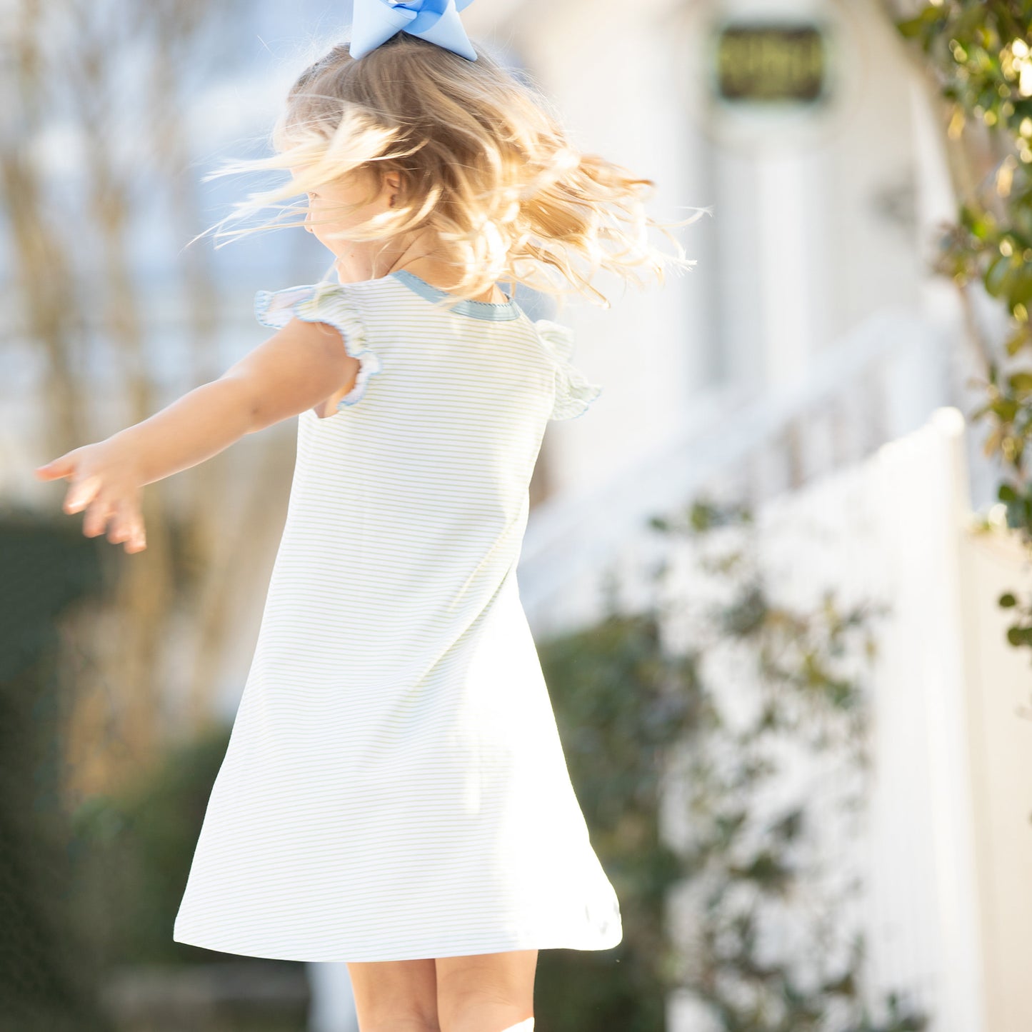 Bogey Free Green Stripe Dress