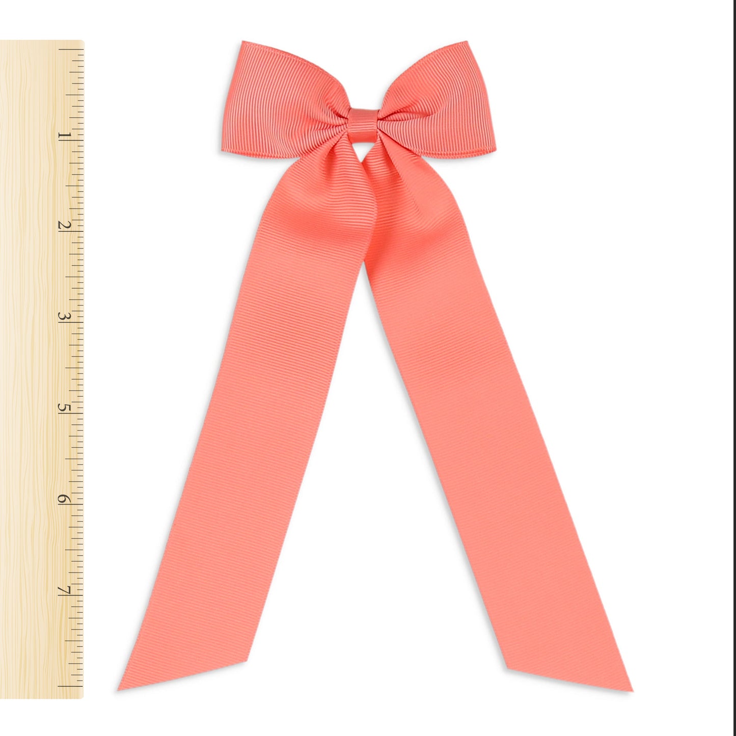 Light Coral Birdie Hair Bow