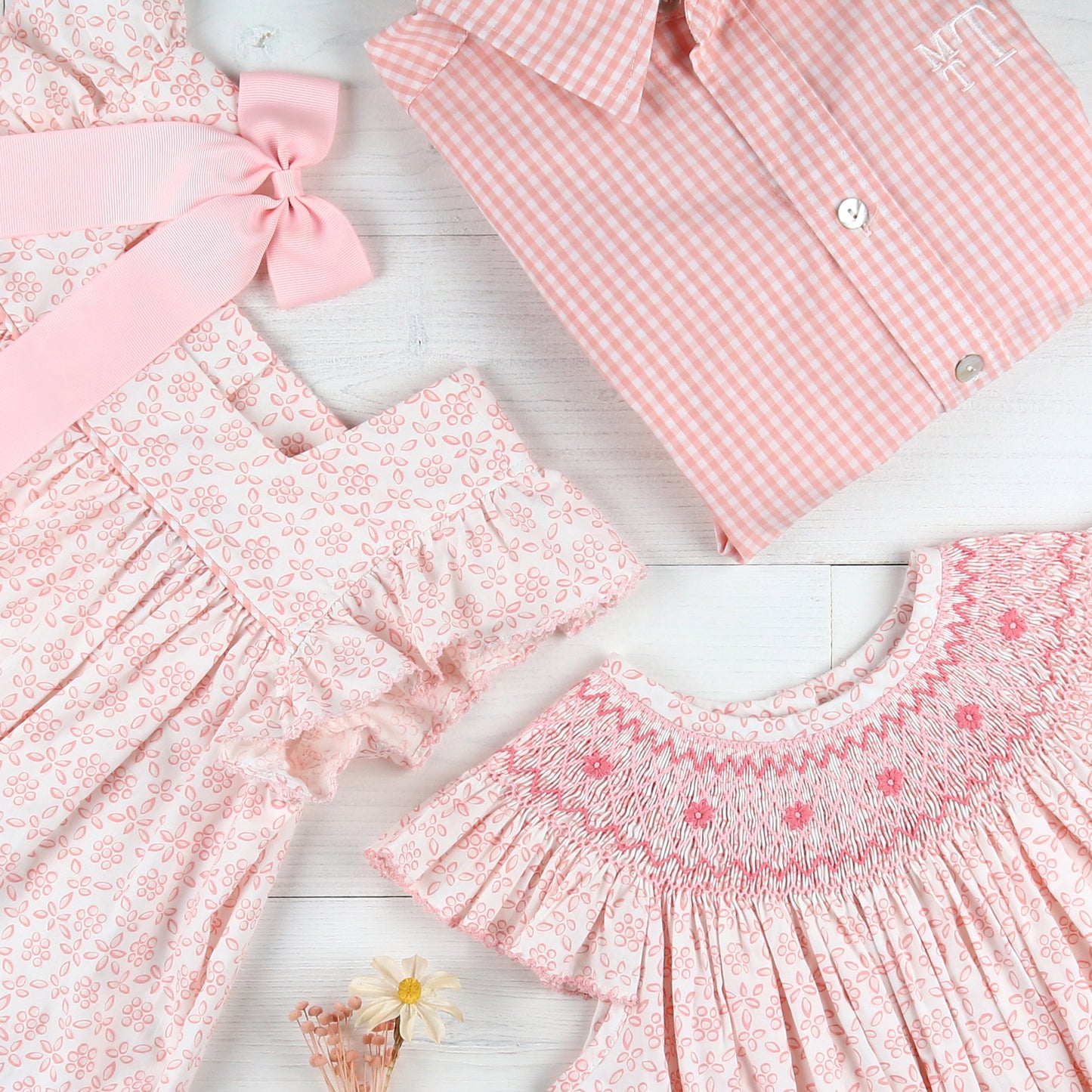 Petit Rose Flutter Dress