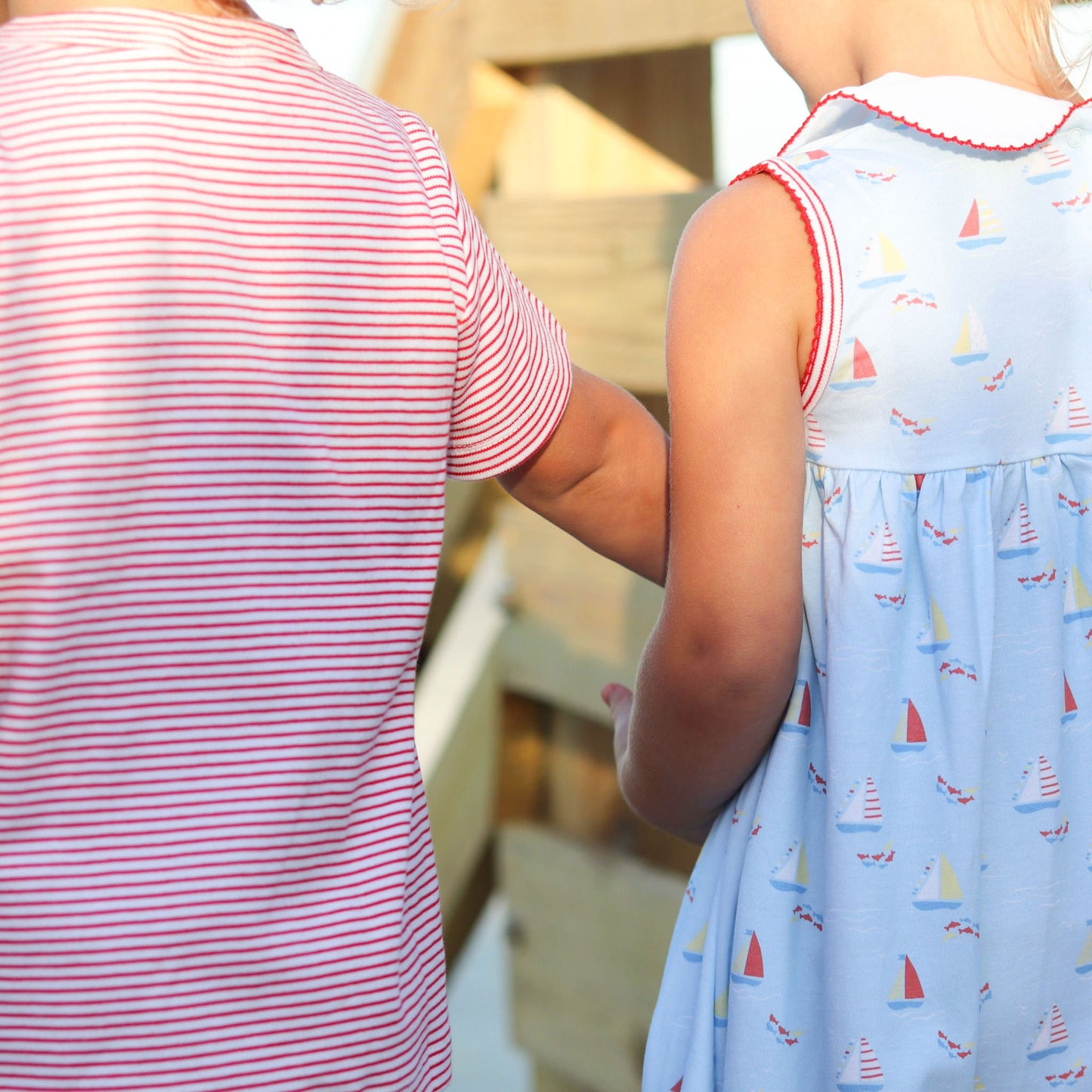 Set Sail Pima Collar Dress