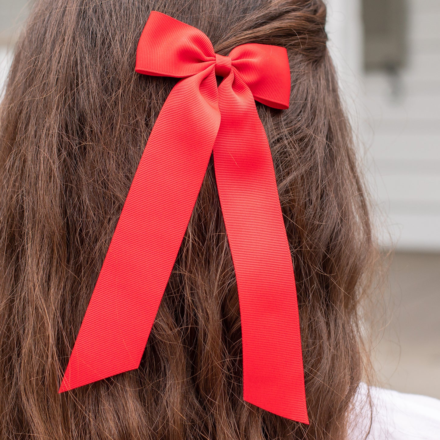 Red Birdie Hair Bow