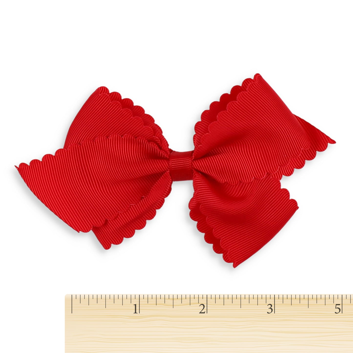 Red Scallop Bow