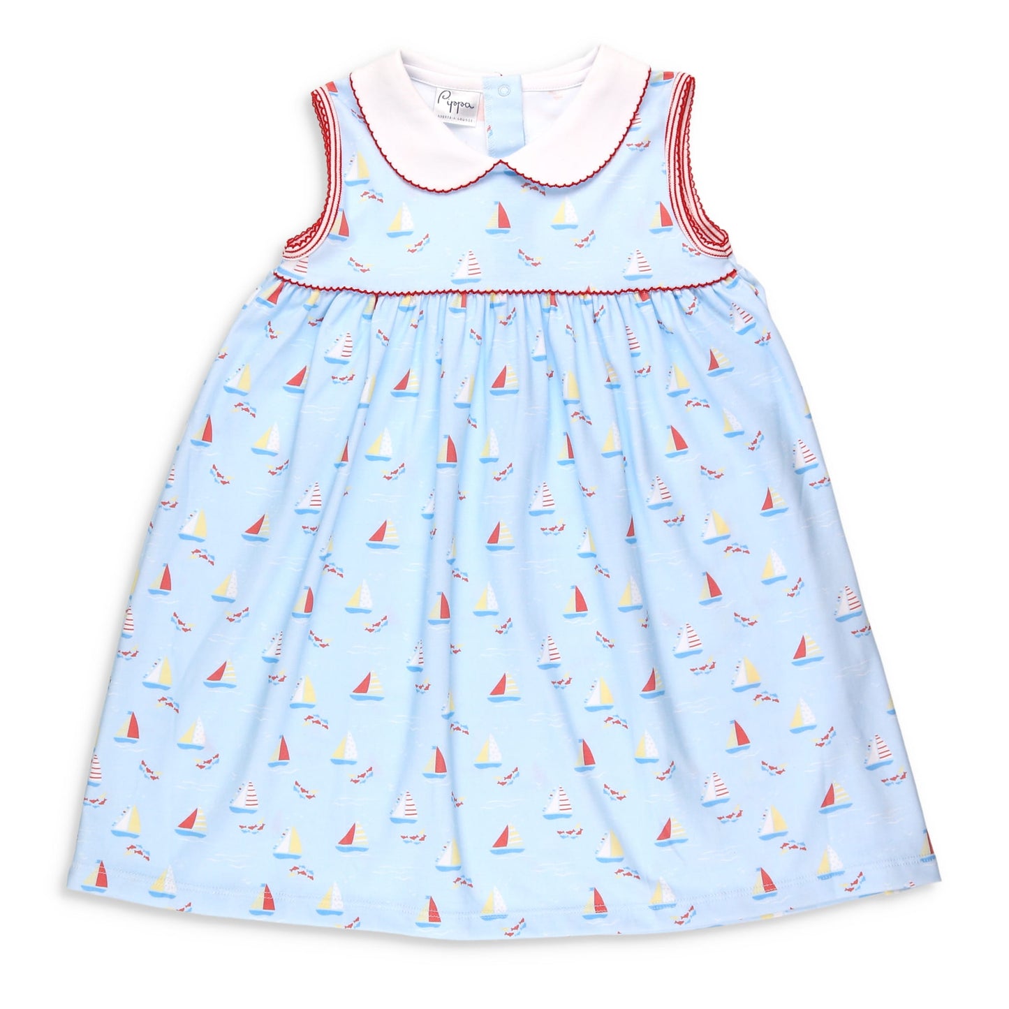 Set Sail Pima Collar Dress