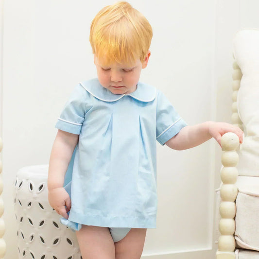 little boy in adorable light blue set - Children's Easter Clothing