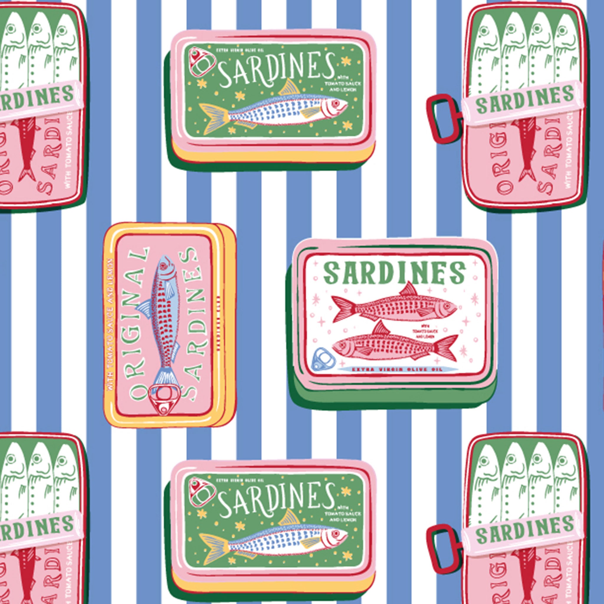 Sardine Stripe Bikini – Shrimp and Grits Kids