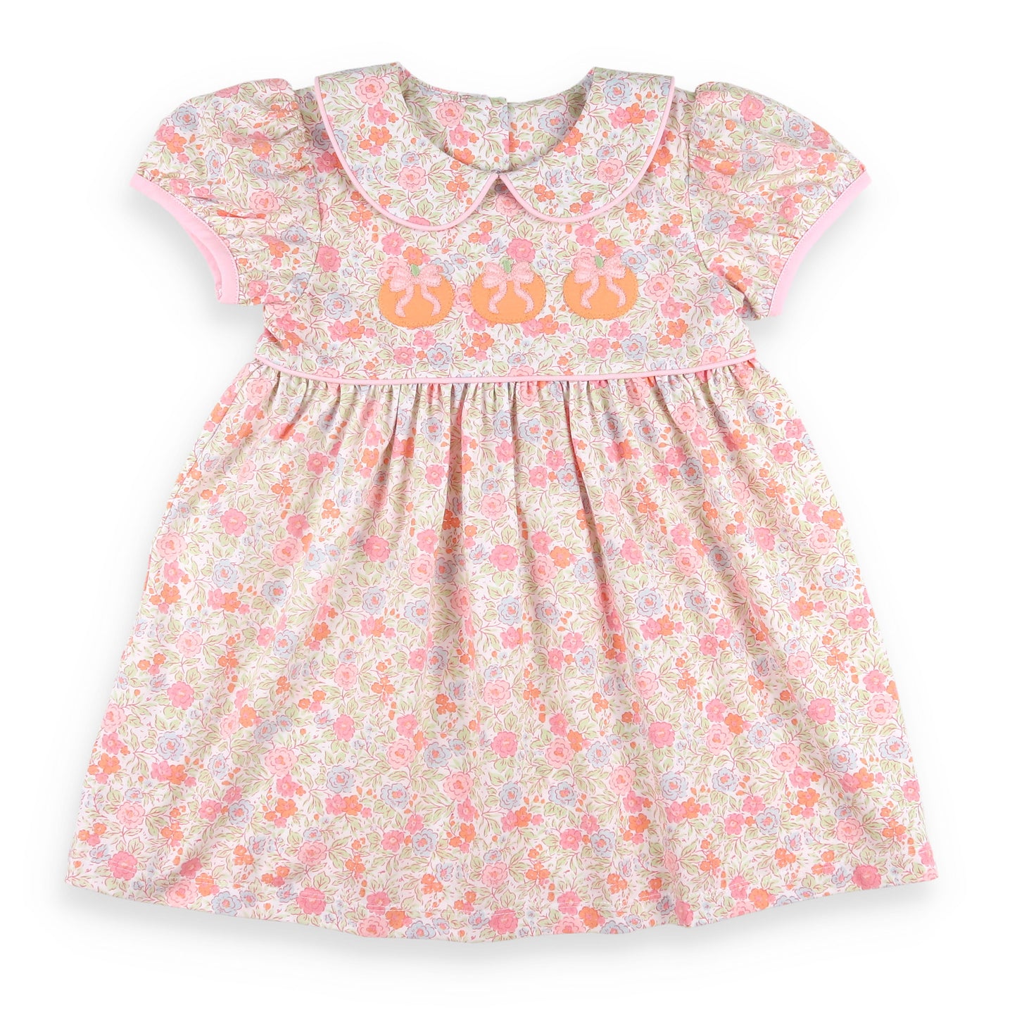 Autumn Pumpkin Dress boutique children's clothing