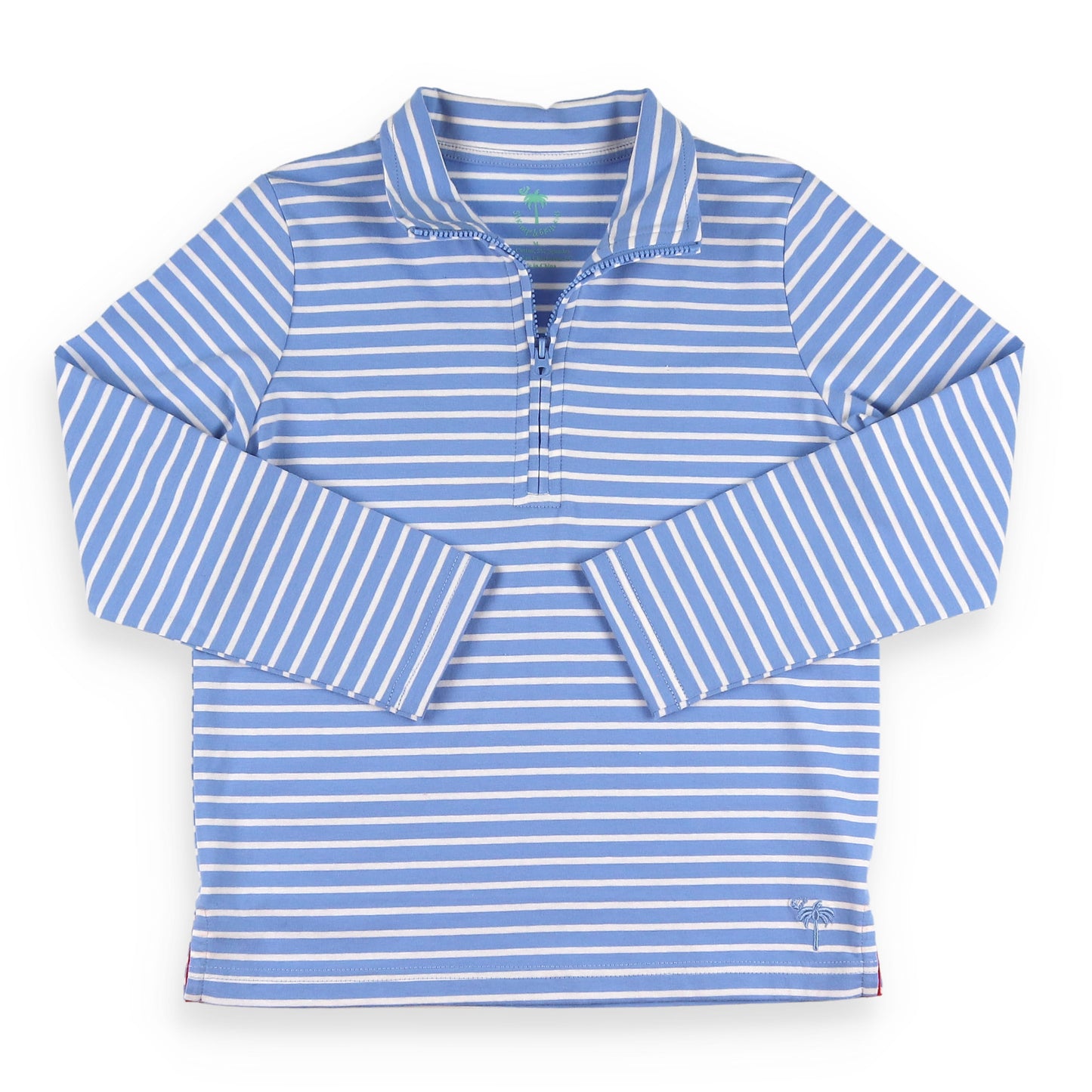Blue Stripe Quarter Zip