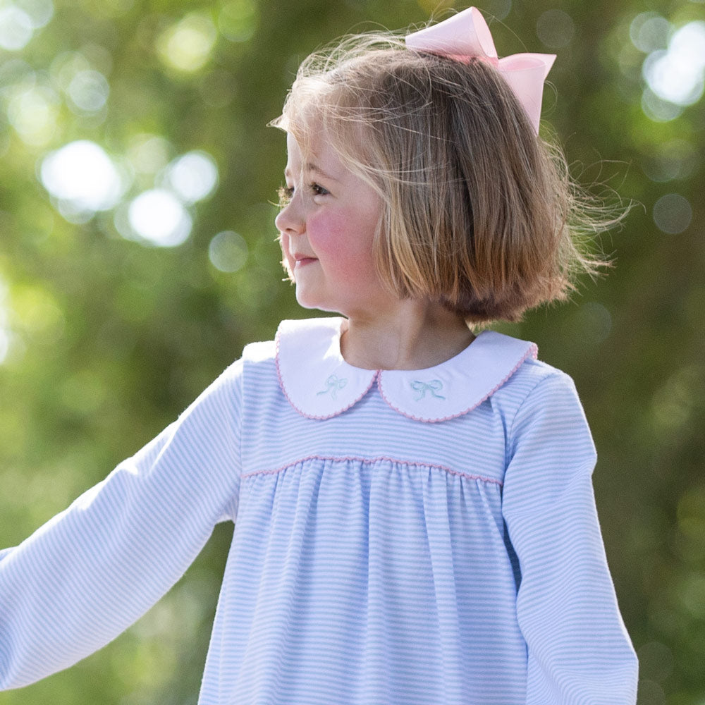 Close-up of Bow Collar Dress Close