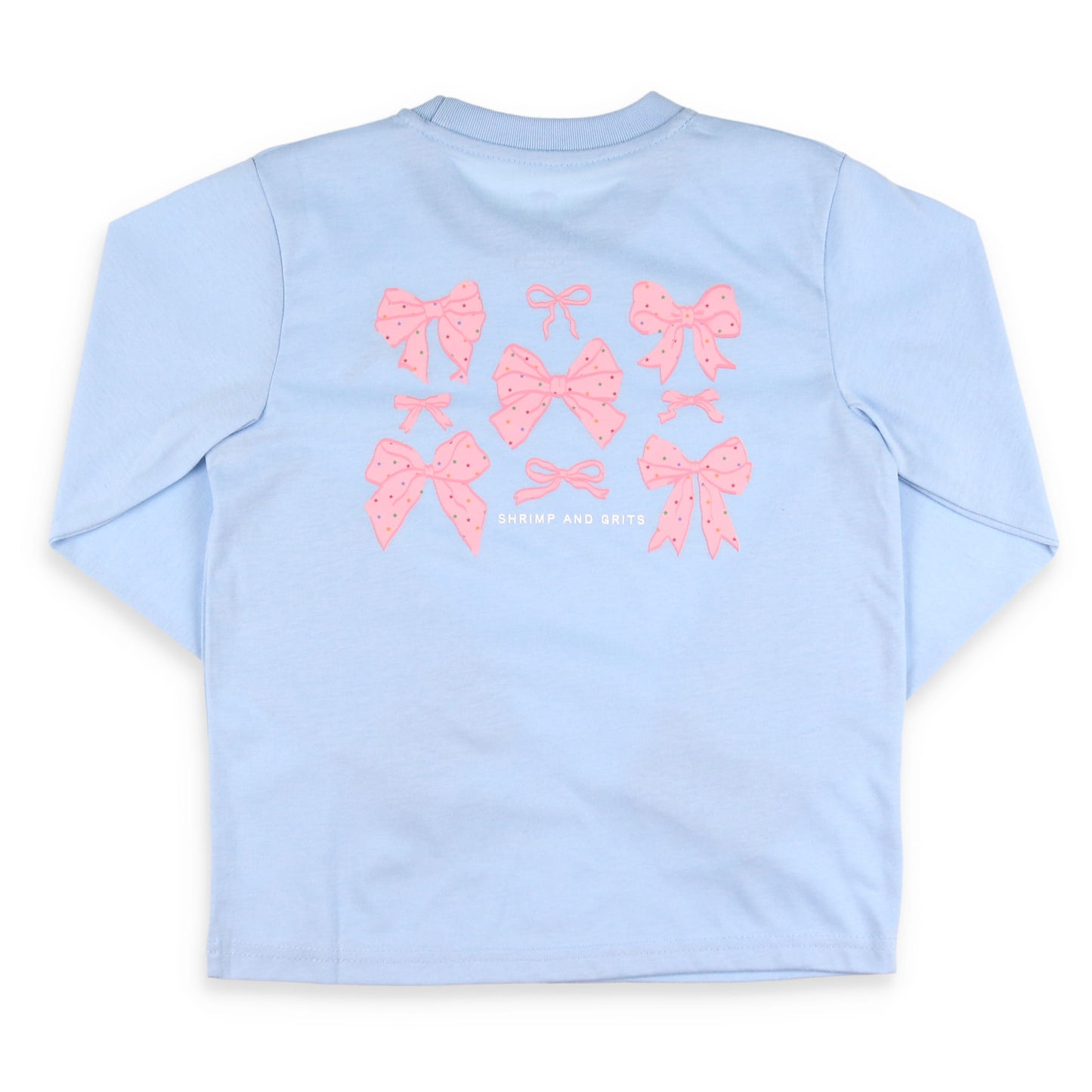 Back view of Bow Graphic Tee Back