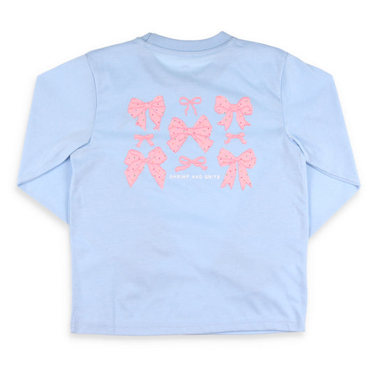 Back view of Bow Graphic Tee Back