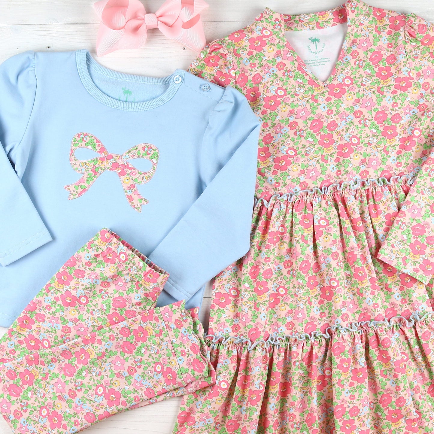 Flower Power Twirl Dress – Bow Sweatshirt Flower Power Short Dress