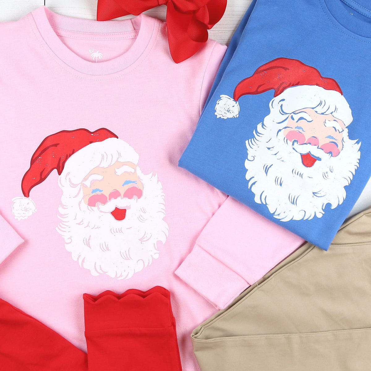 Girls Santa Graphic Tee