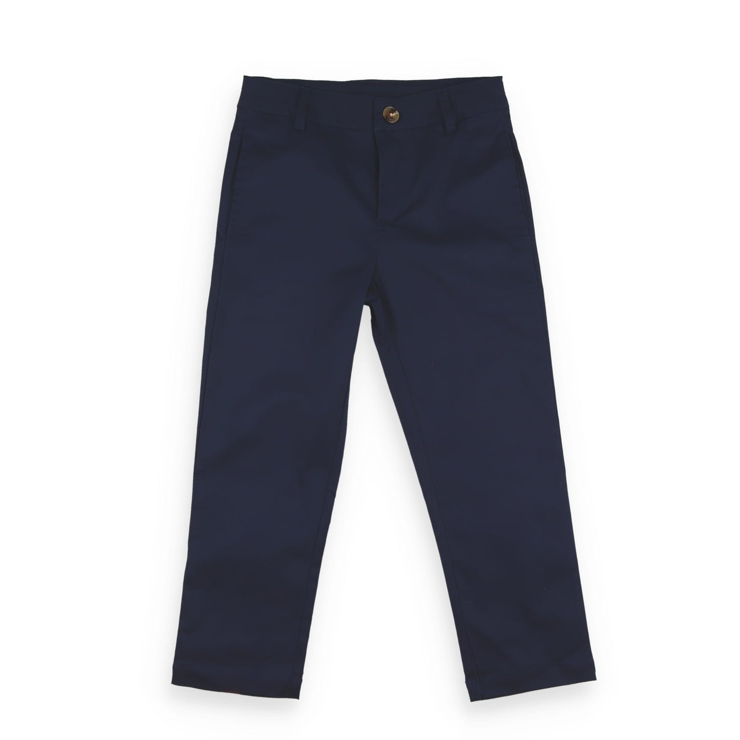 Boys Button Pants - Navy Twill