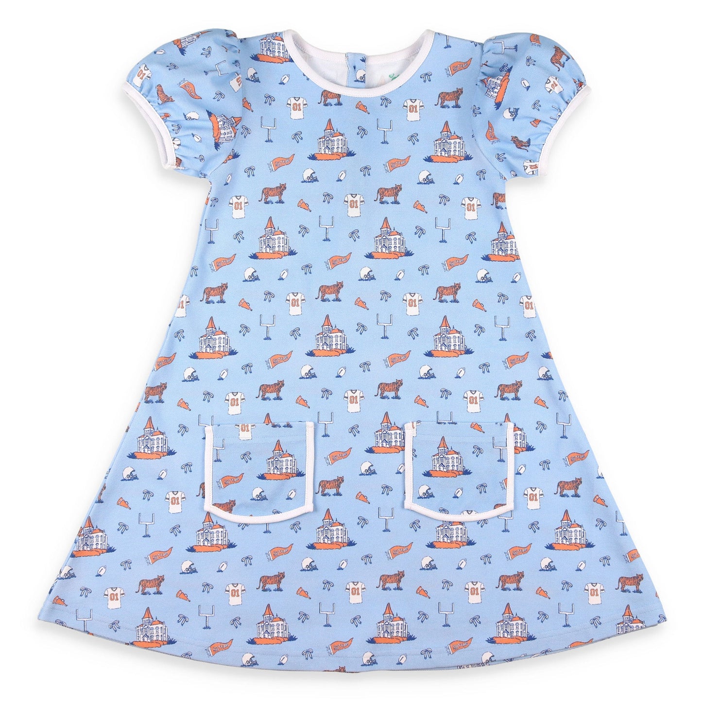 Front view of Blue Spirit Dress