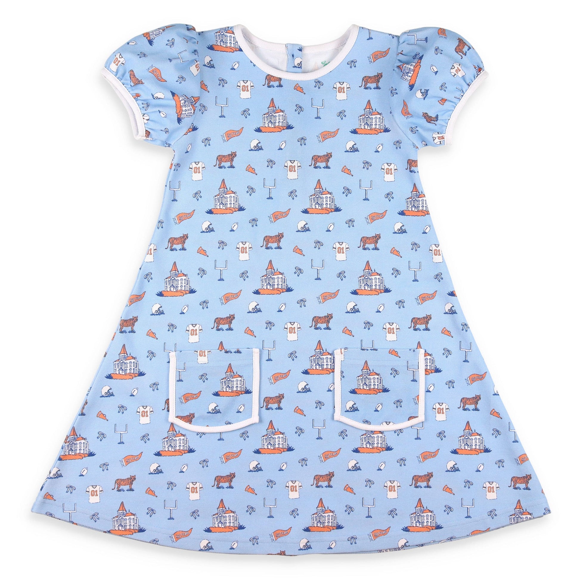 Front view of Blue Spirit Dress