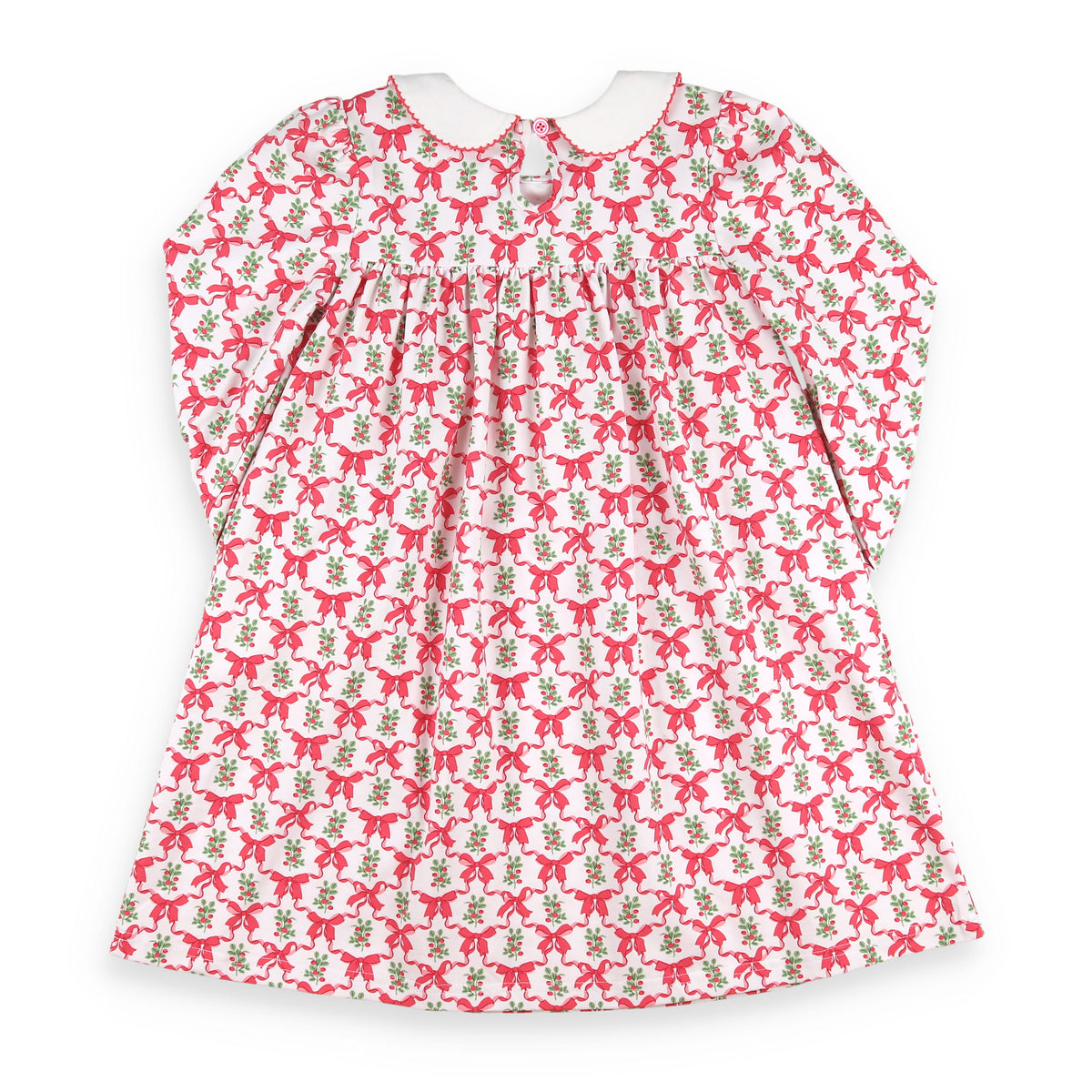 Christmas Bow Dress - back view