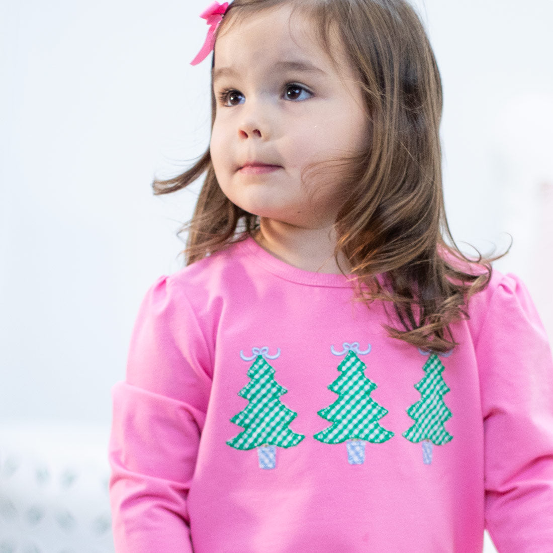 Christmas Tree Sweatshirt - close-up detail