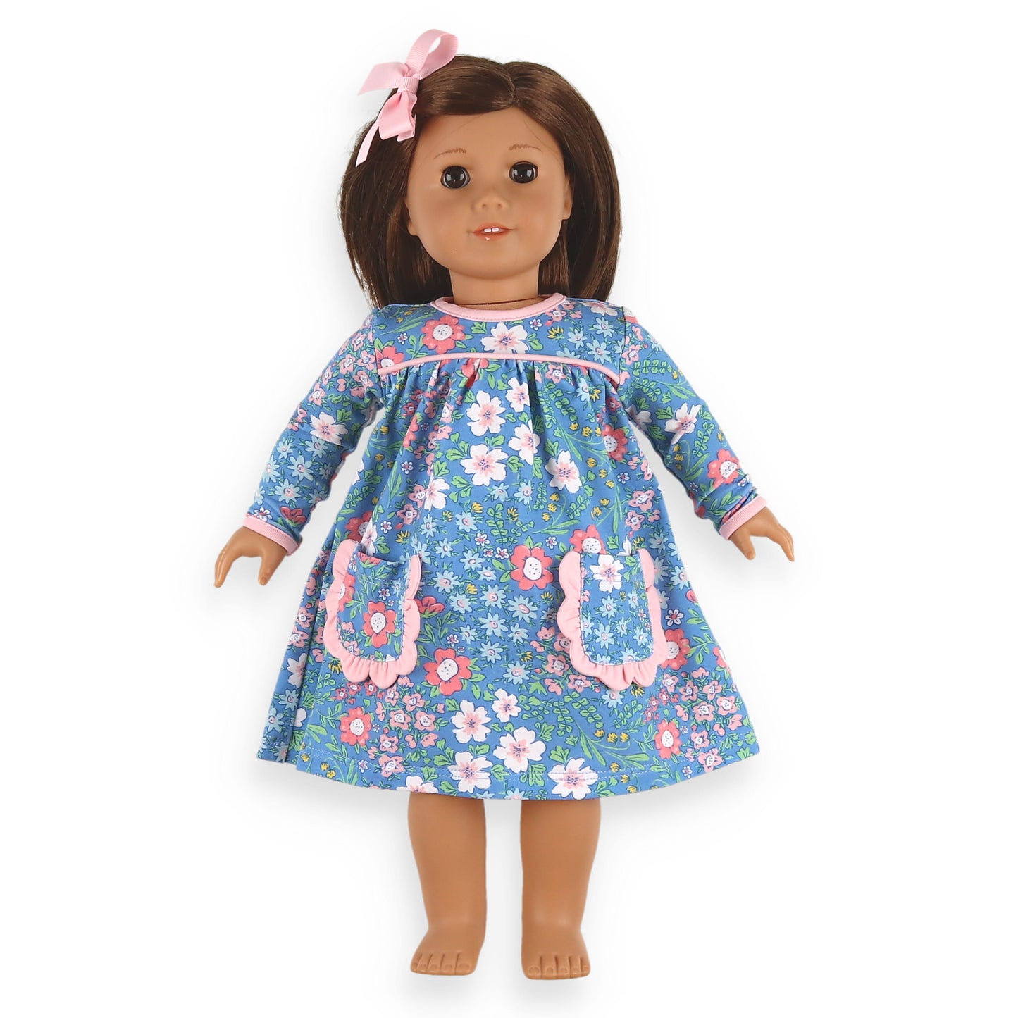 Cornflower Petal Dress-DOLL