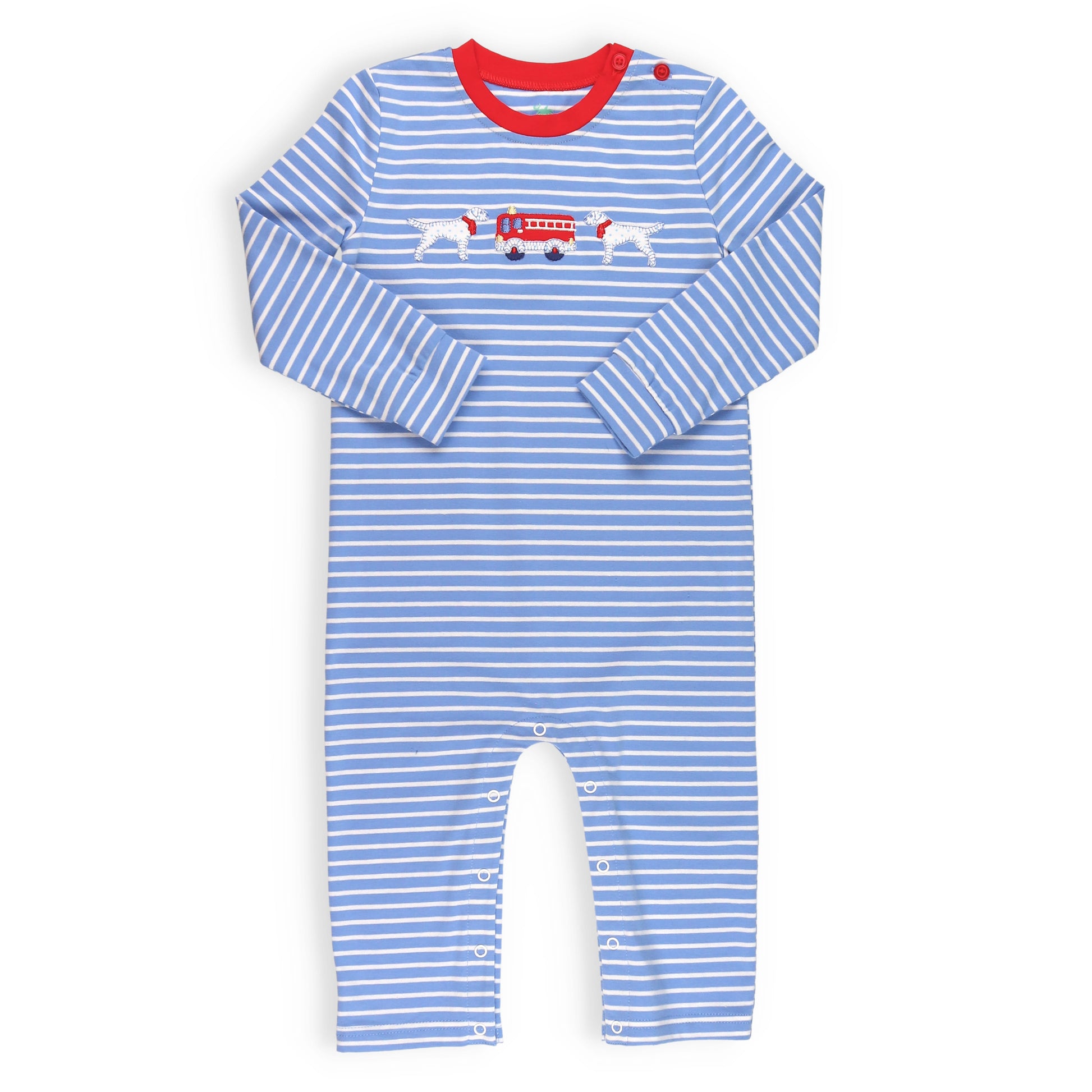 Fire Truck Dalmation Romper