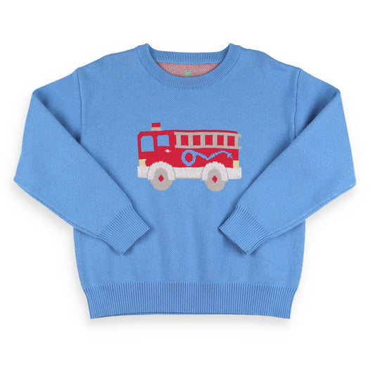 Fire Truck Sweater