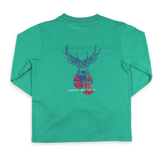 Holiday Deer Graphic Tee - back view