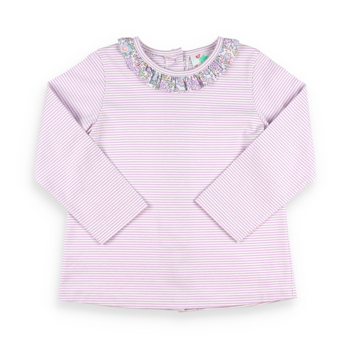 Lavender Ruffle Top