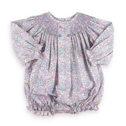 Lavender Smocked Bubble